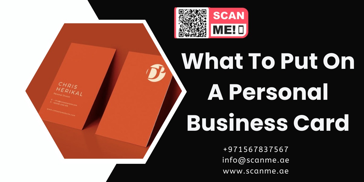 What To Put On A Personal Business Card